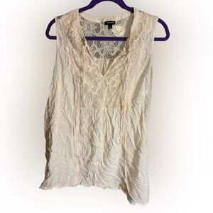 Torrid Pale Pink Lace Top
